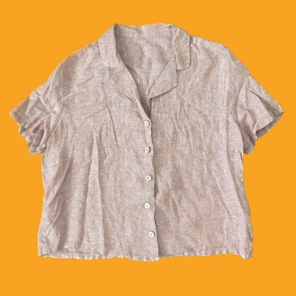 Tops - linen button up